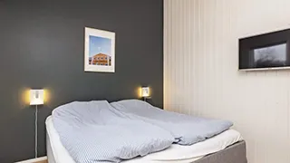 Schlafzimmer in Margrethe Spahus