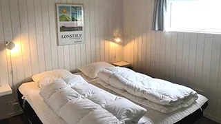Schlafzimmer in Pamoramahus Rubjerg Knude