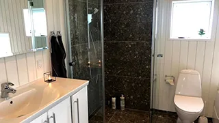 Badezimmer in Pamoramahus Rubjerg Knude