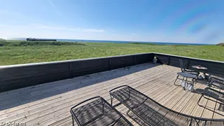 Blick auf die Landschaft von Pamoramahus Rubjerg Knude