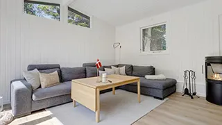 Wohnbereich von Ferienhaus in Dänemark