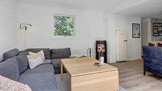 Wohnzimmer von Fuglegræs feriehus