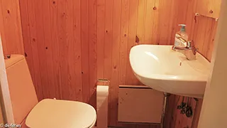 Badezimmer in Storehunds Hus