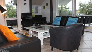 Wohnzimmer von Sloths Sommerhus