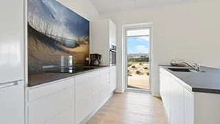 Küche in Wellnesshus Løkken