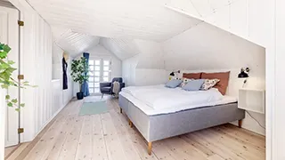 Schlafzimmer in Rubjerg Knude Stuehus