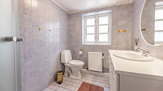 Badezimmer in Rubjerg Knude Lejlighed