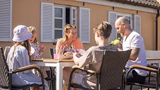 Terrasse von Rubjerg Knude Lejlighed