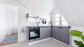 Küche in Rubjerg Knude Skråtag