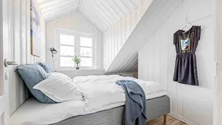 Schlafzimmer in Rubjerg Knude Skråtag