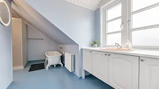 Badezimmer in Rubjerg Knude Skråtag