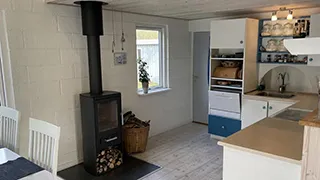 Ofen in Agger Fiskerhus
