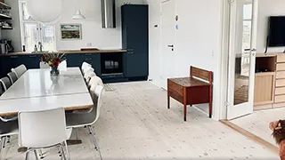 Essbereich in Ålum Familiehus