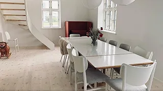 Essbereich in Ålum Familiehus