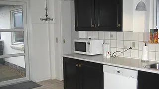 Küche in Feriehus strandlivet