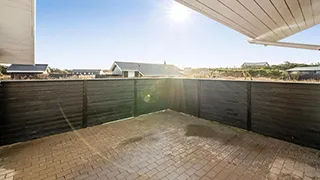 Terrasse von Libra Poolhus