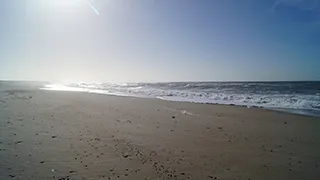 Strand in der Nähe von Lemvig Hus