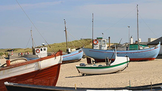 Strand in der Nähe von Vorupør Poolhus