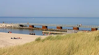 Strand in der Nähe von Vorupør Poolhus