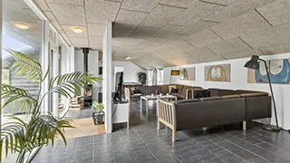 Wohnzimmer von Vorupør pool og hygge