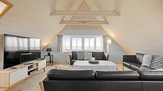 Wohnzimmer von Lild Havblik Poolhus