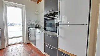 Küche in Lild Havblik Poolhus