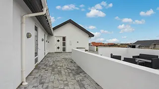 Terrasse von Lild Havblik Poolhus