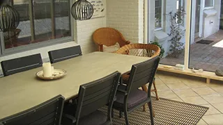 Essbereich in Agger Toftehus