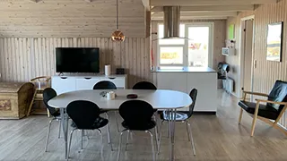 Essbereich in Hygge på klitten
