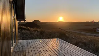 Terrasse von Hygge på klitten