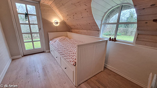 Schlafzimmer in Anglerheimat Reethaus