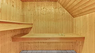 Sauna in Klittens Poolhus