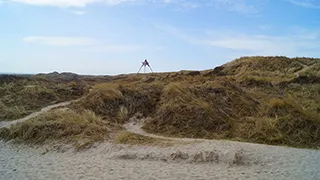 Strand in der Nähe von Husby Poolhaus