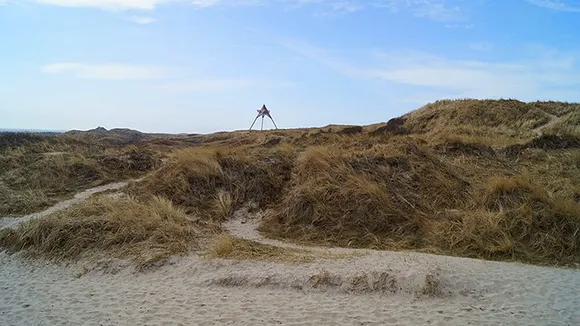 Strand in der Nähe von Bækby Hus