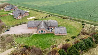 Luftaufnahme von Ved Marken Poolhus