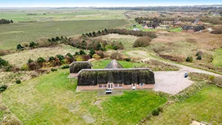 Luftaufnahme von Ved Marken Poolhus