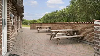 Terrasse von Wellnesshus Husby