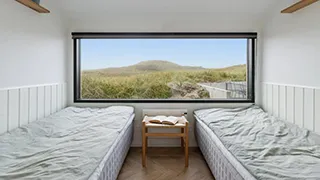 Schlafzimmer in Sommerhus midt i klitterne