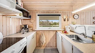 Küche in Havnehus Lyngvig