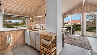 Küche in Havnehus Lyngvig
