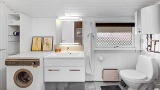 Badezimmer in Havnehus Lyngvig