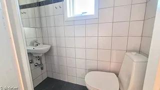 Badezimmer in Bollerups Sommerhus
