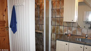 Badezimmer in Reetdach Hygge Haus