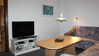 Wohnzimmer von Klitlejlighed