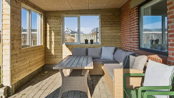 Terrasse von Lejlighed til tre