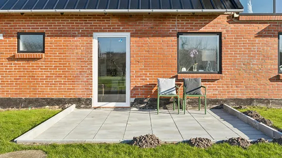 Terrasse von Lejlighed til to