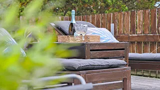 Terrasse von Hus Stråtag