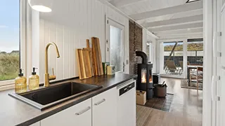 Küche in Høj Hegn Feriehus