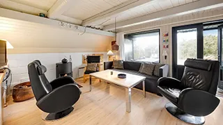 Wohnbereich von Ferienhaus in Dänemark