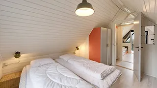 Schlafzimmer in Lodbjerg Afslaphus